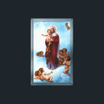 Our Lady of the Angels by William Bouguereau Canvas Print<br><div class="desc">Our Lady of the Angels c1889 by French Painter William-Adolphe Bouguereau (1825 - 1905) of the NeoClassic and Academic Periods, who created modern interpretations of classical subjects based of mythological themes. Our Lady of the Angels, Originally Titled: Notre Dame Des Anges; depicts the Virgin Mary Mother Of Jesus Carrying the...</div>