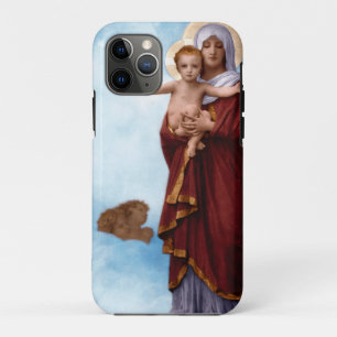 Our Lady of the Angels by William Bouguereau iPhone 11 Pro Case