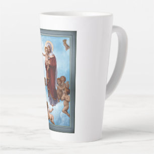 Our Lady of the Angels by William Bouguereau Latte Mug