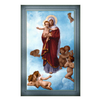 Our Lady of the Angels by William Bouguereau Photo Print