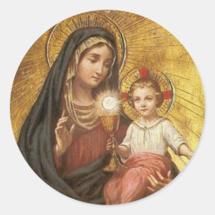 Our Lady of the Blessed Sacrament Classic Round Sticker