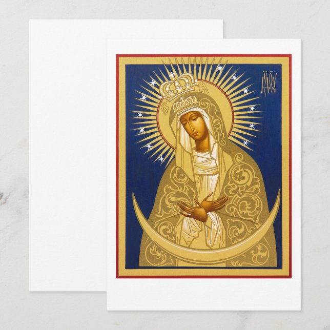 Our Lady of the Gate of Dawn Invitation (Front/Back)