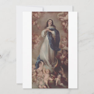 Our Lady of the Immaculate Conception Art Invitation