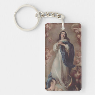 Our Lady of the Immaculate Conception Art Key Ring