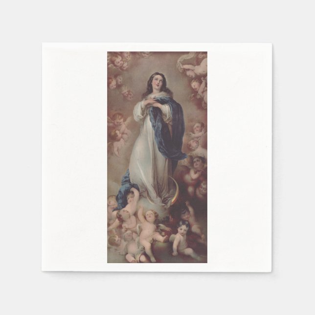 Our Lady of the Immaculate Conception Art Napkin (Front)