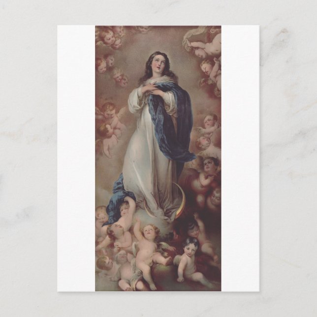 Our Lady of the Immaculate Conception Art Postcard (Front)