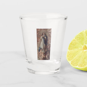 Our Lady of the Immaculate Conception Art Shot Glass