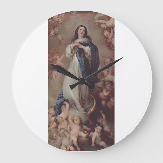 Our Lady of the Immaculate Conception Large Clock (Front)