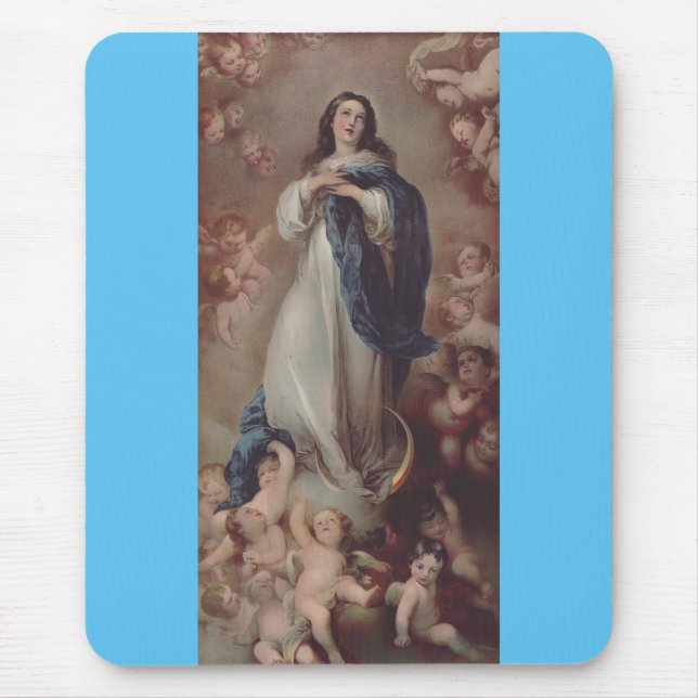 Our Lady of the Immaculate Conception Mouse Mat (Front)