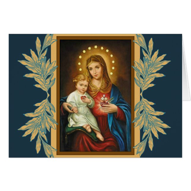 Our Lady of the Immaculate & Sorrowful Heart Mary (Front Horizontal)