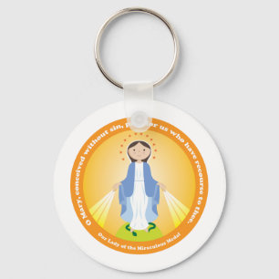 Our Lady of the Miraculous Medal Key Ring