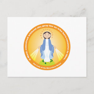Our Lady of the Miraculous Medal Postcard