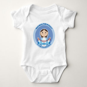 Our Lady of the Rosary Baby Bodysuit