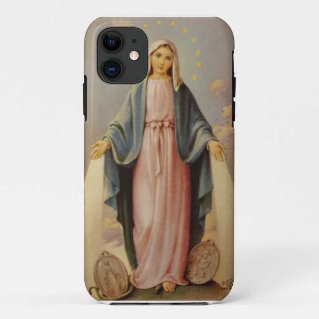 Our Lady of the Rosary Blessed Mother Mary Case-Mate iPhone Case (Back)