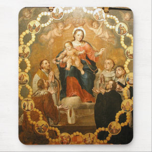 OUR LADY OF THE ROSARY MOUSE MAT