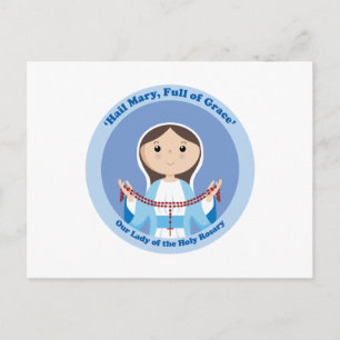 Our Lady of the Rosary Postcard