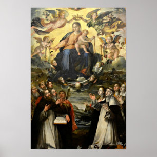 Our Lady of the Rosary Poster