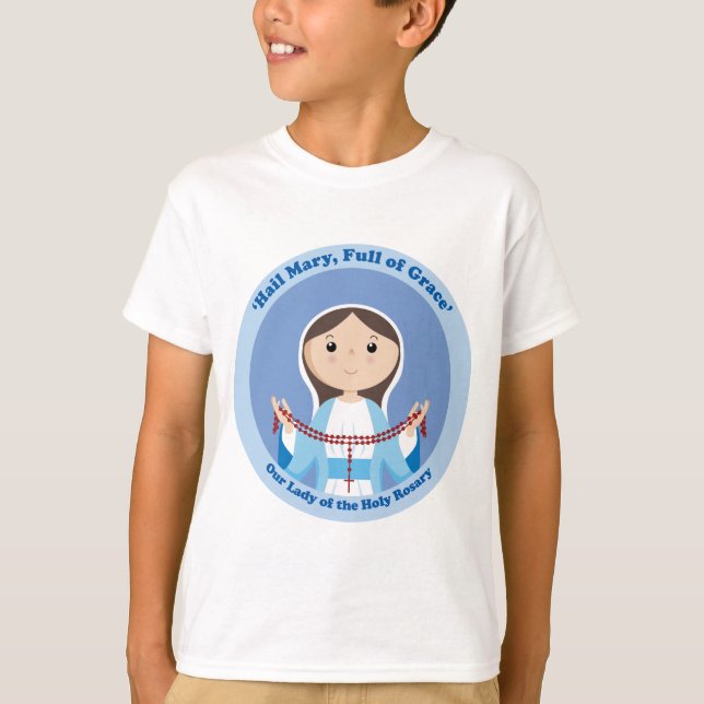 Our Lady of the Rosary T-Shirt (Front)