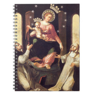 Our Lady Of The Rosary Venerated In Pompeii Notebook