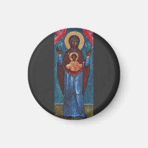 Our Lady of the Sign Eternal Light Art Print Magnet