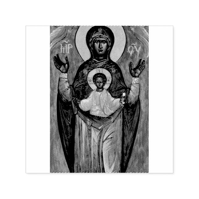 Our Lady of the Sign Self-inking Stamp (Design)