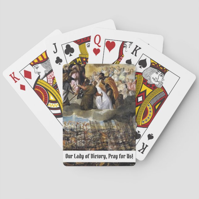 Our Lady of Victory Playing Cards (Back)