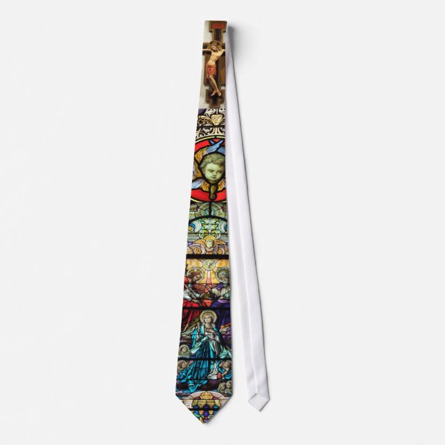 Our Lady of Victory tie-Religious design Tie (Front)