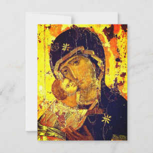 Our Lady of Vladimir Card
