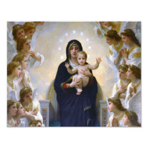 OUR LADY QUEEN OF ANGELS PHOTO PRINT