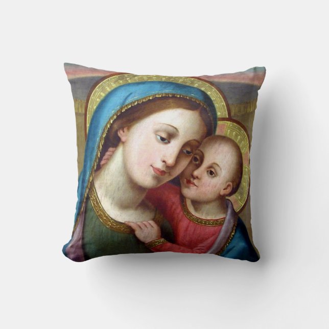 OUR LADY REFUGE OF SINNERS CUSHION (Front)