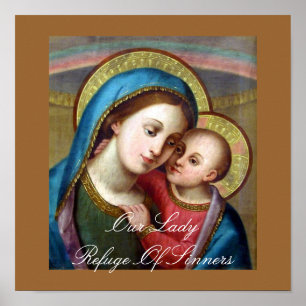 OUR LADY REFUGE OF SINNERS POSTER