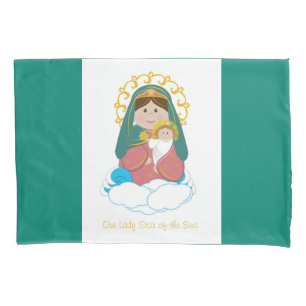 Our Lady Star of the Sea Pillowcase