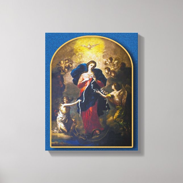 Our Lady Undoer of Knots, Canvas Print (Front)