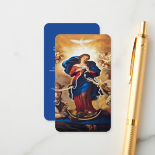 Our Lady Undoer of Knots Enclosure Card