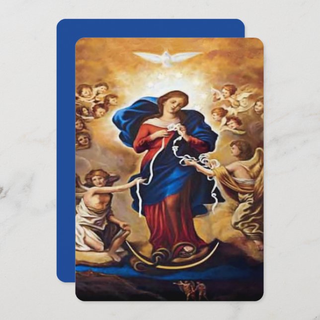 Our Lady Undoer of Knots Holiday Card (Front/Back)
