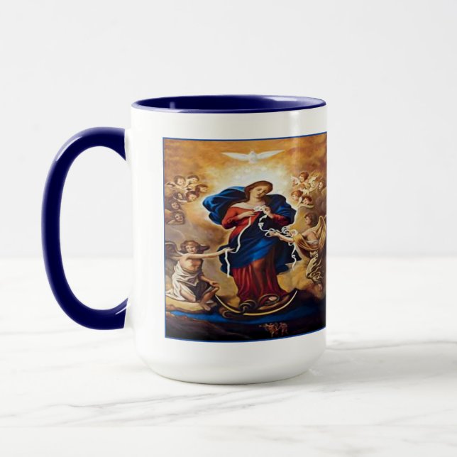 Our Lady Undoer of Knots Mug (Left)