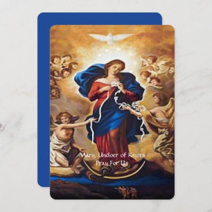 Our Lady Undoer of Knots Prayer Holiday Card