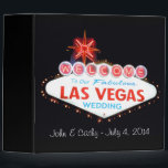 Our Las Vegas Wedding Photo Album 3 Ring Binder<br><div class="desc">Our Las Vegas Wedding Photo Album. Personalised for John & Cathy.  Change the name of bride and groom and date of wedding to your own information.</div>