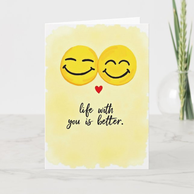Our Life Is Better Together Card (Front)