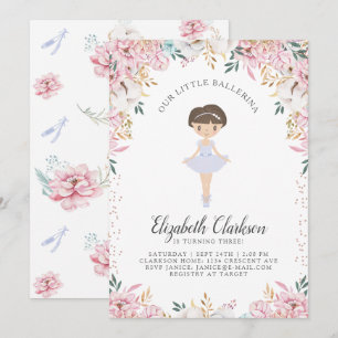 Our Little Ballerina Birthday Card