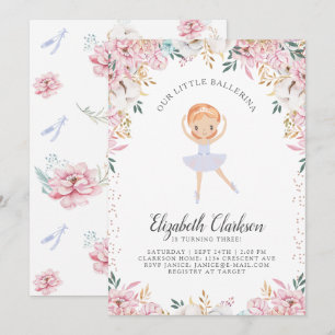 Our Little Ballerina Birthday Card