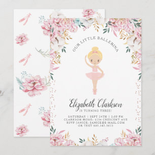 Our Little Ballerina Birthday Card