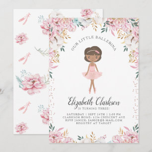 Our Little Ballerina Birthday Card