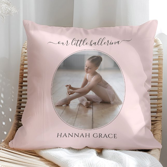 Our Little Ballerina Pale Pink  Cushion (Creator Uploaded)
