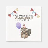 Our Little Beaver 1st Birthday Party
