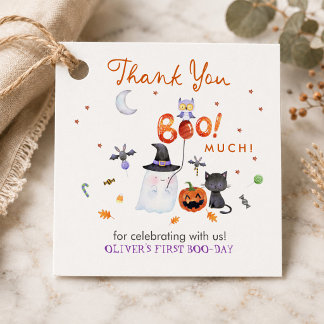 Our Little Boo 1st Birthday Favour Gift Tags