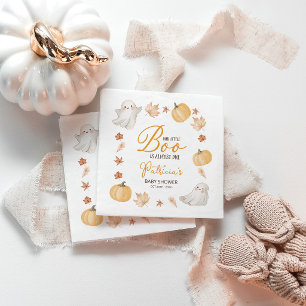 Our Little Boo Autumn Baby Shower Napkin