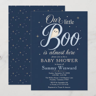 Our Little Boo Halloween Baby Shower Invitation