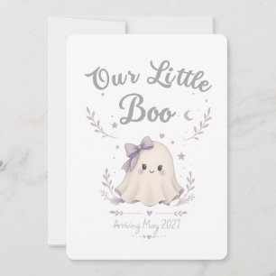Our Little Boo Halloween Pregnancy Announcement