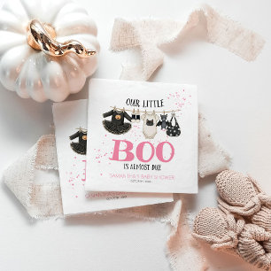 Our Little Boo Is Almost Due Baby Shower Napkin
